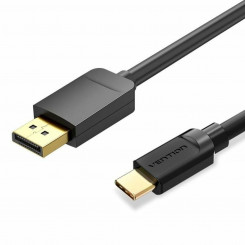 Адаптер USB-C-DisplayPort Vention CGYBF Должен быть 1 м