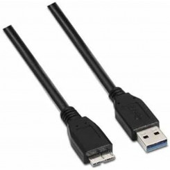USB 3.0 A-Micro USB B Kaabel NANOCABLE 10.01.1102-BK Must 2 m