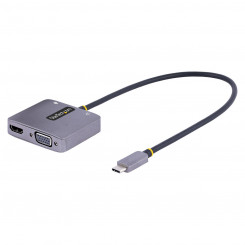 USB C–VGA/HDMI-adapter Startech 122-USBC-HDMI-4K-VGA