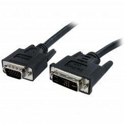 DVI-A to VGA Cable Startech DVIVGAMM1M           Black 1 m