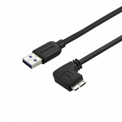 USB-kaabel Micro USB-ga Startech USB3AU2MRS Must
