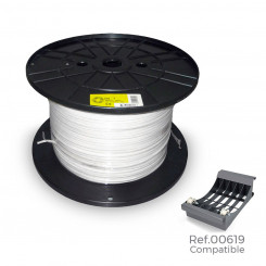 Parallel Interface Cable EDM 28916 2 x 0,75 mm White 700 m Ø 400 x 200 mm