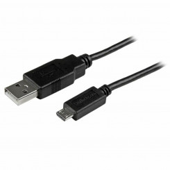 Cable Micro USB Startech USBAUB50CMBK         50 cm Black