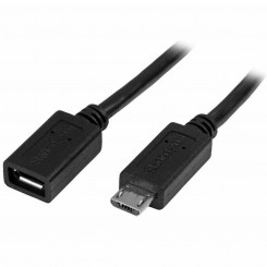 Kaabel Micro USB Startech USBUBEXT50CM Must