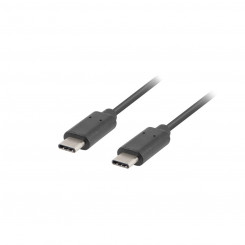 Cable USB C Lanberg 1,2 m Black