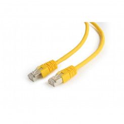 UTP Category 6 Rigid Network Cable GEMBIRD PP6-1M/Y Yellow 1 m