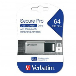 USB-накопитель Verbatim Secure Pro 64 ГБ, черный