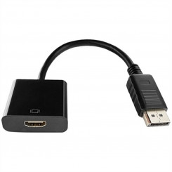 Адаптер для DisplayPort на HDMI GEMBIRD A-DPM-HDMIF-002 60 Hz Чёрный