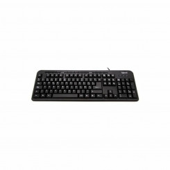 Keyboard iggual CK-BASIC-120T QWERTY USB Black Monkey (1 Piece)