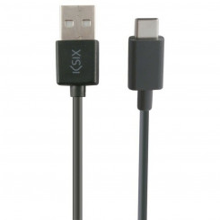 Кабель USB-C — USB KSIX, 3 м, черный