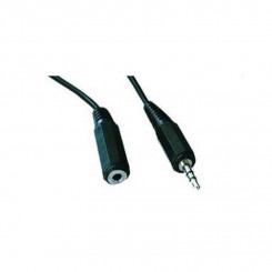 Jack Extension Cable (3.5 mm) GEMBIRD Male Plug/Socket Black