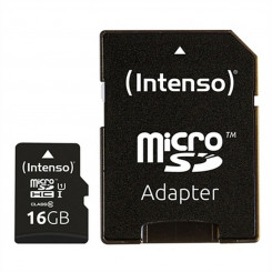 Карта памяти Micro SD с адаптером INTENSO 34234 UHS-I Premium Black