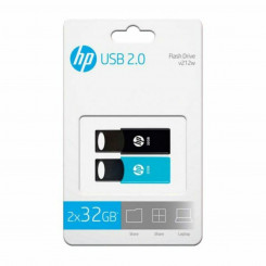 USB-pulk HP 212 USB 2.0 sinine/must (2 uds)