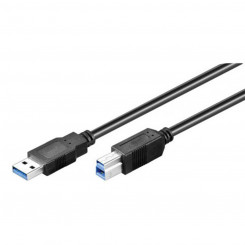 USB A kuni USB B kaabel EDM Must 1,8 m