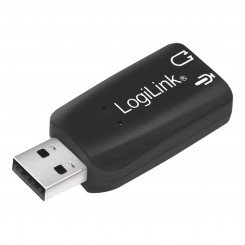 USB C pistikupesaga 3,5 mm Adapter LogiLink