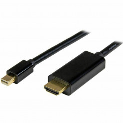 Адаптер Mini DisplayPort-HDMI Startech MDP2HDMM2MB 4K Ultra HD (2 м)