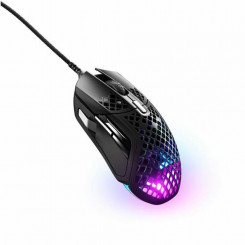 Mouse SteelSeries Aerox 5 Black Gaming LED-tuled Koos kaabliga