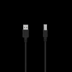 USB A to USB B Cable Hama Technics 00300065 Grey (1,5 m)