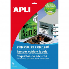 Printer Labels Apli 20 Sheets 45,7 x 21,2 mm