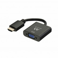 HDMI-VGA с аудиоадаптером Ewent AISCCI0306 EW9864 0,23 м Черный