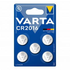 Lithium Button Batteries Varta 6016101415 CR2016 3 V (5 Units)