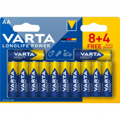 Щелочные батарейки Varta Longlife Power AA 1,5 В (12 шт.)