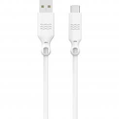 USB A to USB C Cable Big Ben Interactive JGCBLAC1M2W White