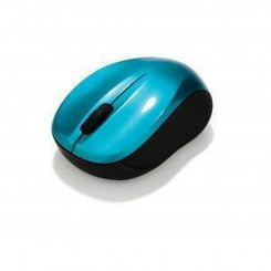 Wireless Mouse Verbatim Go Nano Compact Receptor USB Black Turquoise 1600 dpi
