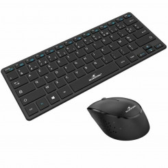 Клавиатура и мышь Bluestork Sans fil Ultra Compact, черный