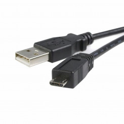 Кабель Micro USB Startech UUSBHAUB3M USB A Micro USB B Черный