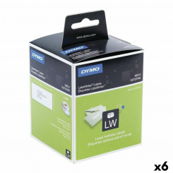 Рулон этикеток Dymo 99012 LabelWriter™ 36 x 89 мм Белый Черный (6 шт.)