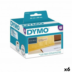 Рулон этикеток Dymo 89 x 36 мм LabelWriter™ Transparent (6 шт.)