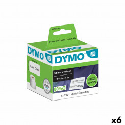 Рулон этикеток Dymo 99014 54 x 101 мм LabelWriter™ Белый Черный (6 шт.)