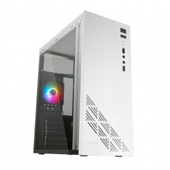 ATX Semi-Tower Box Mars Gaming MC100W Valge ATX LED RGB