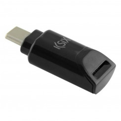 Адаптер Micro SD на USB-C KSIX, черный
