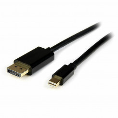 Mini DisplayPort to DisplayPort kaabel Startech MDP2DPMM4M Must 4 m