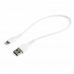 USB-välkkaabel Startech RUSBLTMM30CMW USB A Valge