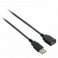 USB-кабель V7 V7E2USB2EXT-05M USB A Черный