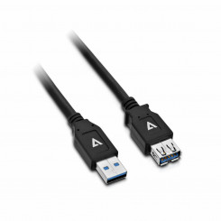 USB Cable V7 V7U3.0EXT-2M-BLK-1E  USB A Black