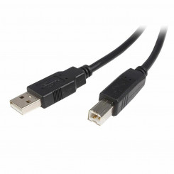 USB A to USB B Cable Startech USB2HAB2M            Black