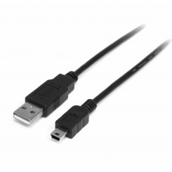 Cable Micro USB Startech USB2HABM50CM         USB A Mini USB B Black