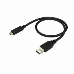 USB A to USB C Cable Startech USB31AC50CM          Black