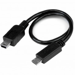 Кабель Micro USB Startech UMUSBOTG8IN Черный