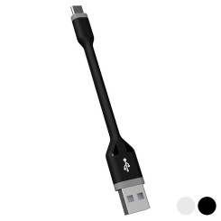 USB A - USB C Kaabel KSIX 10 cm