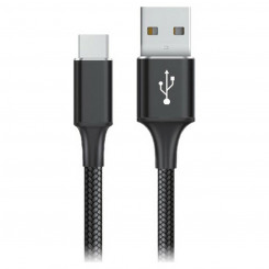 Кабель USB A — USB C, черный