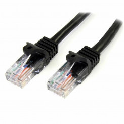 Жесткий сетевой кабель UTP категории 6 Startech 45PAT1MBK 1 м