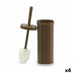 Toilet Brush Stefanplast Elegance Beige Plastic 11,5 x 40,5 x 11,5 cm (6 Units)