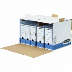 Коробка для папок Fellowes Blue White (33,5 x 55,7 x 38,9 см)