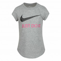 Child's Short Sleeve T-Shirt Nike  Swoosh JDI Grey