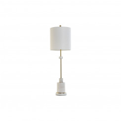 Настольная лампа DKD Home Decor Белый Золотой Металл Мрамор 50 Вт 220 В 25 x 25 x 81 см